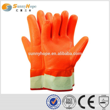 Sunnyhope winter Fluvescent pvc gants en caoutchouc résistant